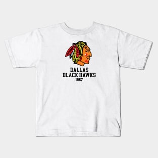 Dallas Black Hawks 1967 Kids T-Shirt